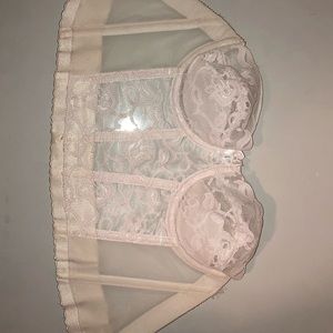 Vintage lace bustier